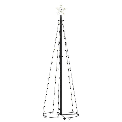 Christmas Cone Tree Warm White 84 LEDs 2x5 ft