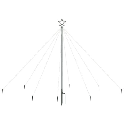 LED Christmas Waterfall Tree Lights Indoor Outdoor 400 LEDs 8 ft