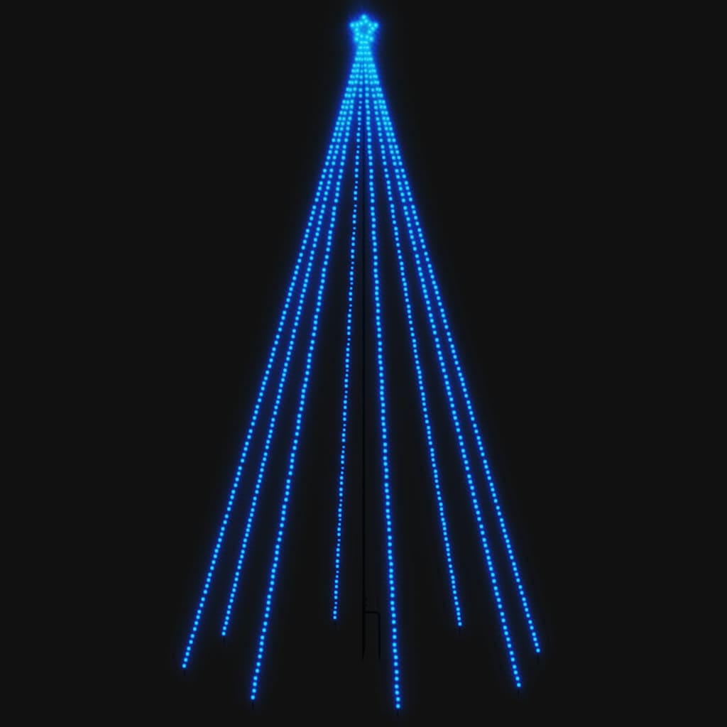 LED Christmas Tree Indoor Outdoor 800 LEDs Blue 16.4‘