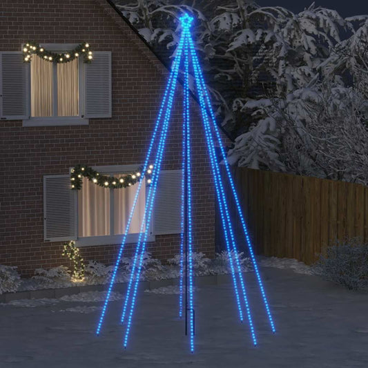 LED Christmas Tree Indoor Outdoor 800 LEDs Blue 16.4‘