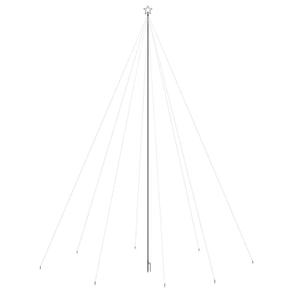 LED Christmas Tree Indoor Outdoor 1300 LEDs Cold White 26.2‘