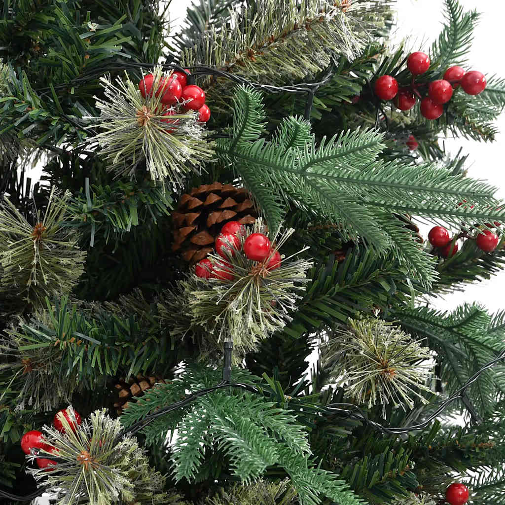 Christmas Tree Green PVC 59.1 in tall Foldable Christmas Tree