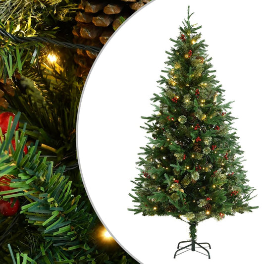 Christmas Tree Green PVC 76.8 in Collapsible Christmas Tree