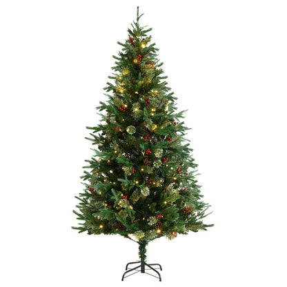 Christmas Tree Green PVC 76.8 in Collapsible Christmas Tree