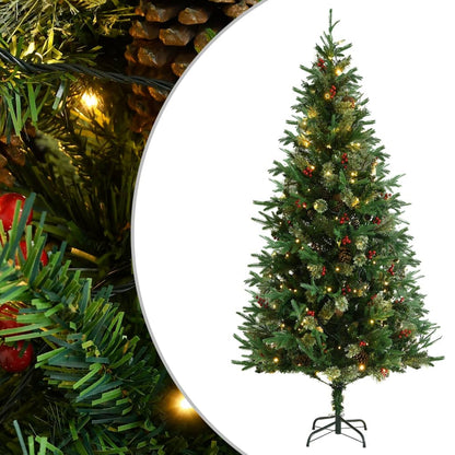 Christmas Tree Green with red and brown accents PVC, PE, Steel
