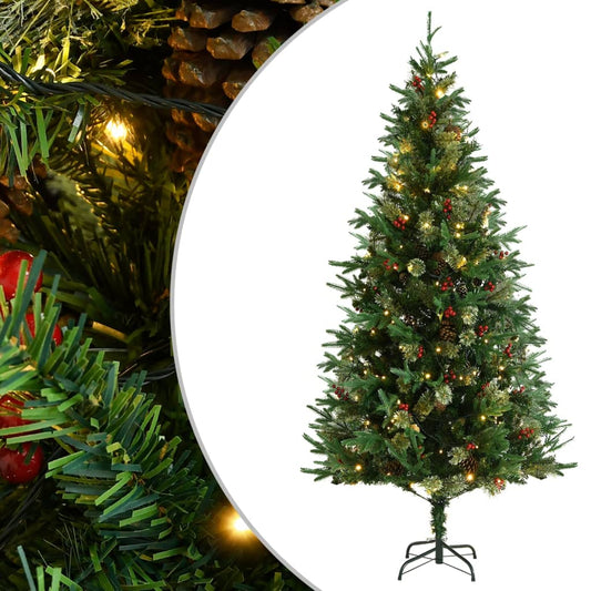 Christmas Tree Green with red and brown accents PVC, PE, Steel