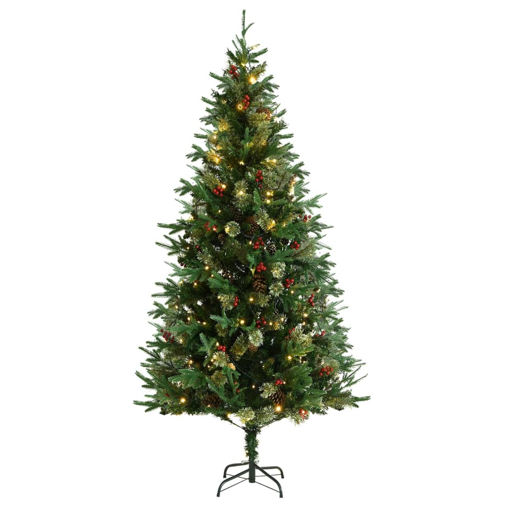 Christmas Tree Green with red and brown accents PVC, PE, Steel