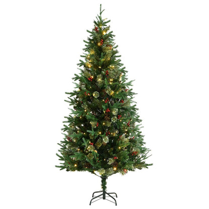Christmas Tree Green with red and brown accents PVC, PE, Steel