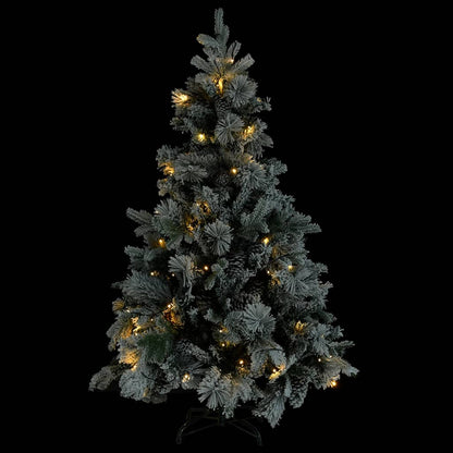 Christmas Tree Green and white PVC Medium Cone-shaped