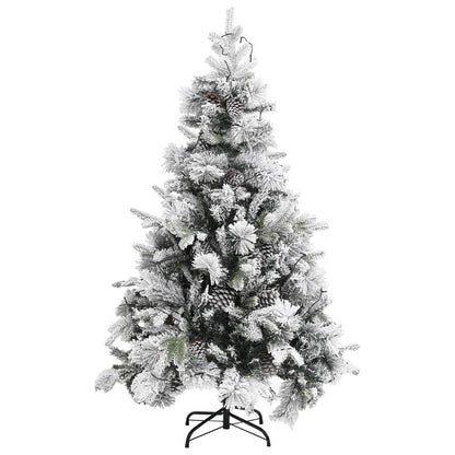 Christmas Tree Green and white PVC Medium Cone-shaped
