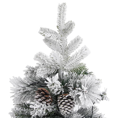 Christmas Tree Green and white PVC Medium Cone-shaped