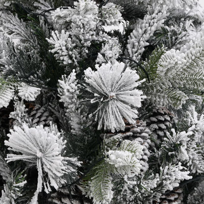 Christmas Tree Green and white PVC Medium Cone-shaped