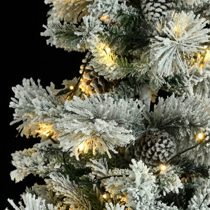 Christmas Tree Green and white PVC Medium Cone-shaped