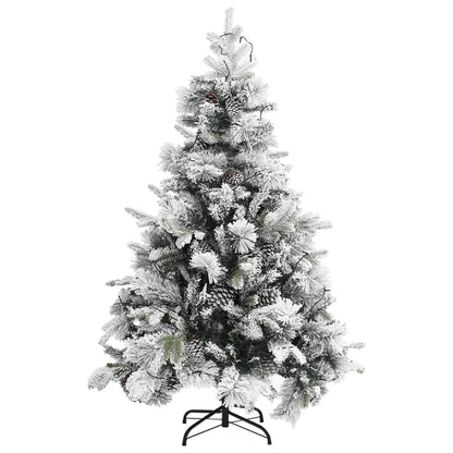 Christmas Tree Green and white PVC, PE, Steel 5 ft