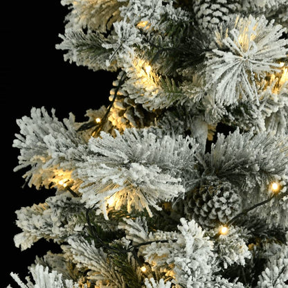 Christmas Tree Green and white PVC, PE, Steel 76.8 in