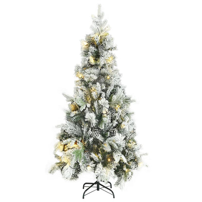 Christmas Tree Green and White PVC, PE, Steel Large