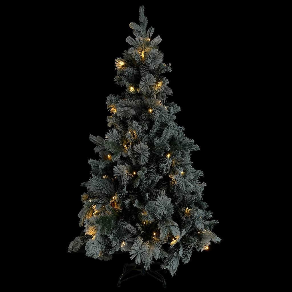 Christmas Tree Green and White PVC, PE, Steel Large