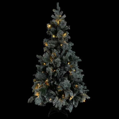 Christmas Tree Green and White PVC, PE, Steel Large