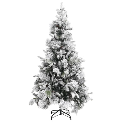 Christmas Tree Green and White PVC, PE, Steel Large