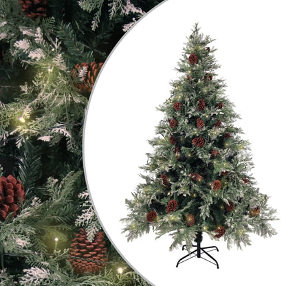 Christmas Tree Green and white PVC, PE, Steel