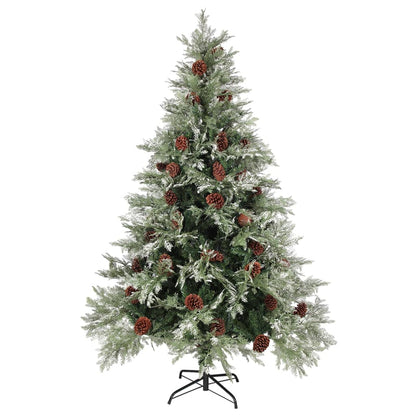 Christmas Tree Green and white PVC, PE, Steel