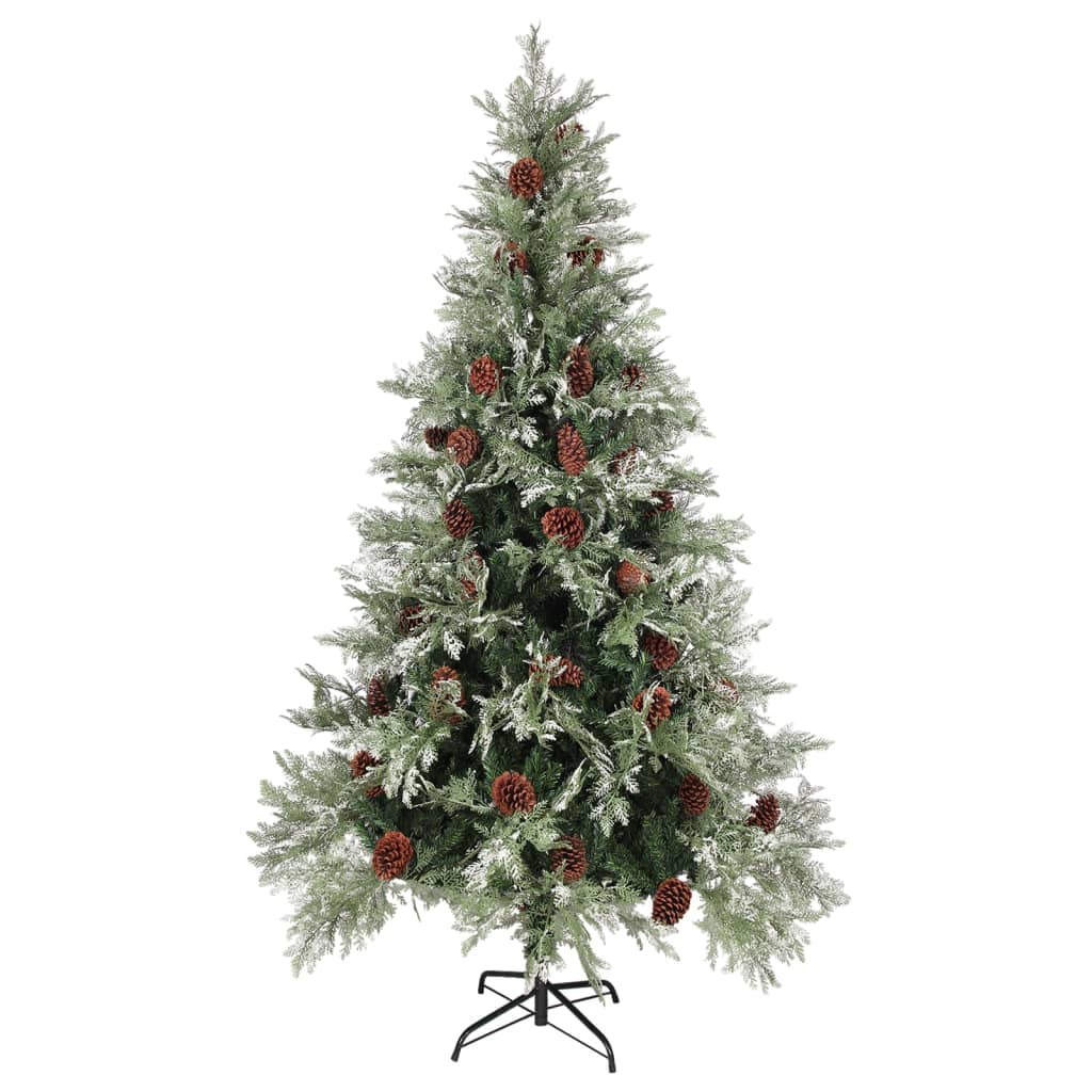 Christmas Tree Green and white PVC 76.8 in Collapsible
