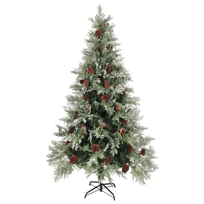 Christmas Tree Green and white PVC 76.8 in Collapsible