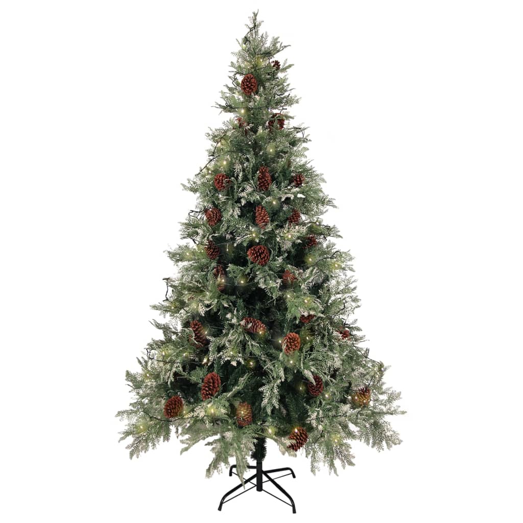 Christmas Tree Green and white PVC 76.8 in Collapsible