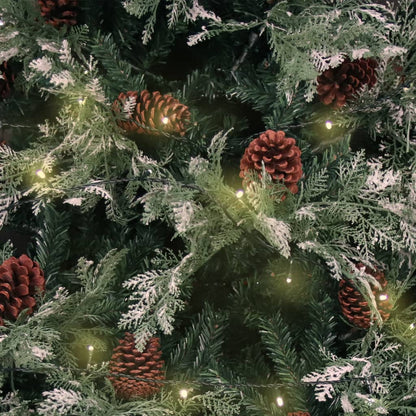 Christmas Tree Green and white PVC 76.8 in Collapsible