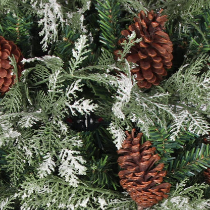 Christmas Tree Green and white PVC 76.8 in Collapsible
