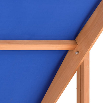 Sandbox Brown Firwood Medium Adjustable Armrests Sandbox