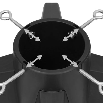 Christmas Tree Stand Grey Plastic For trees up to 6.9ft