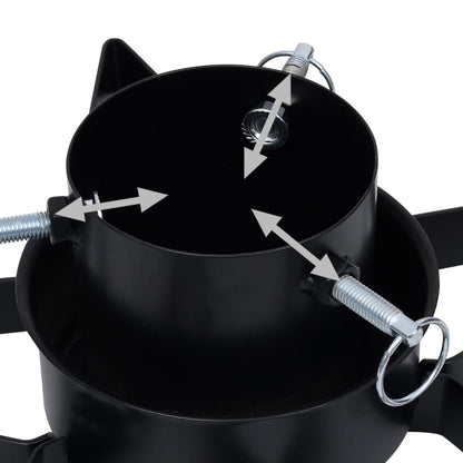 Christmas Tree Stand Black Metal Medium Christmas Tree Stand