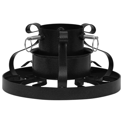 Christmas Tree Stand Black Metal Medium Decorative Inlays
