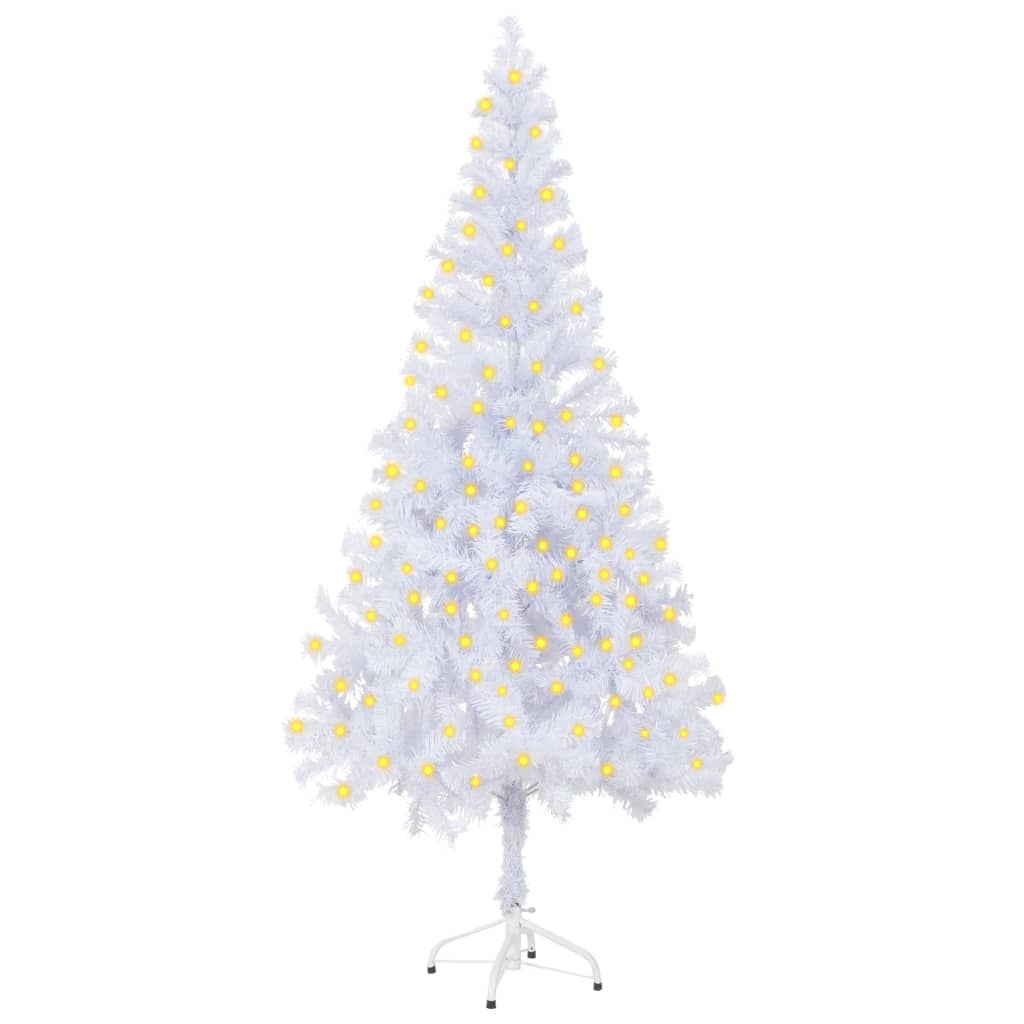 Christmas Tree White PVC, Plastic Medium Christmas Tree