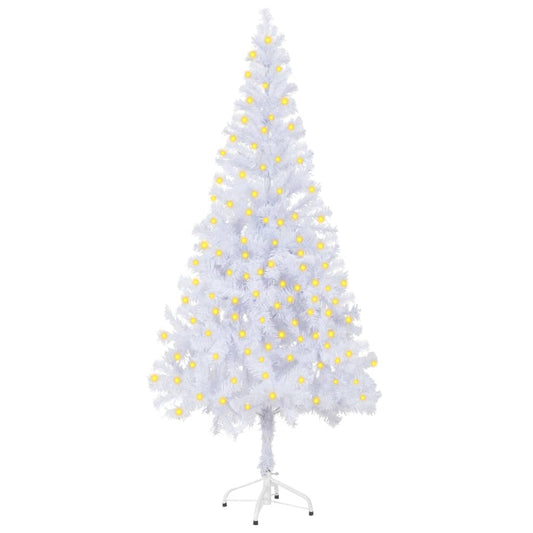 Christmas Tree White PVC, Plastic Medium Christmas Tree