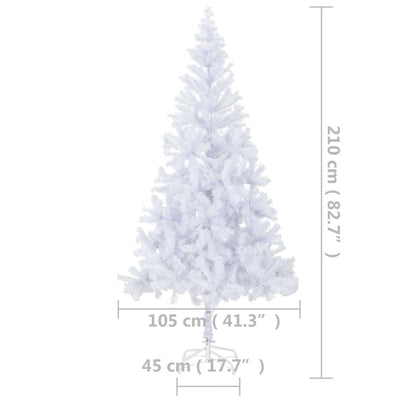 Artificial Pre-lit Christmas Tree 82.7" 910 Branches