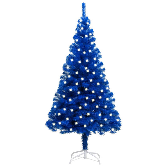 Artificial Christmas Tree Blue PVC, Steel 47.2 in