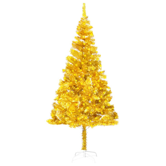 Artificial Christmas Tree Gold PVC Large