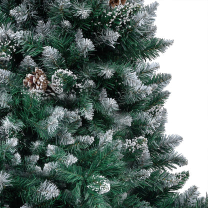 Christmas Tree Green and white PVC, steel Large