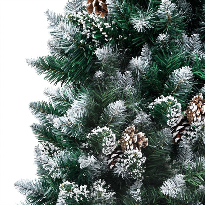 Christmas Tree Green and white PVC, steel 94.5 in