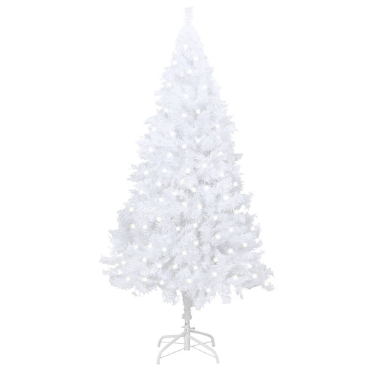 Artificial Christmas Tree White PVC, Steel Large