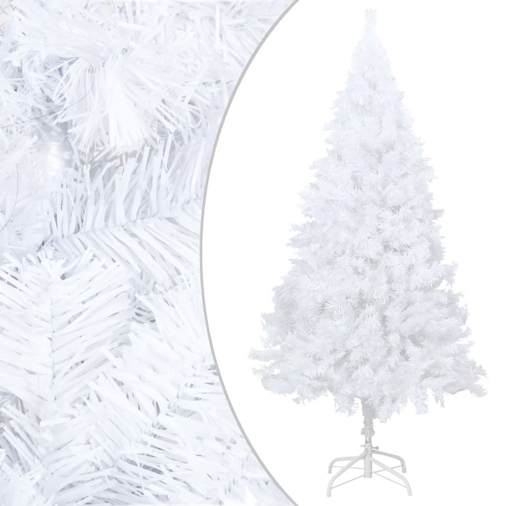 Artificial Christmas Tree White PVC, Steel Large