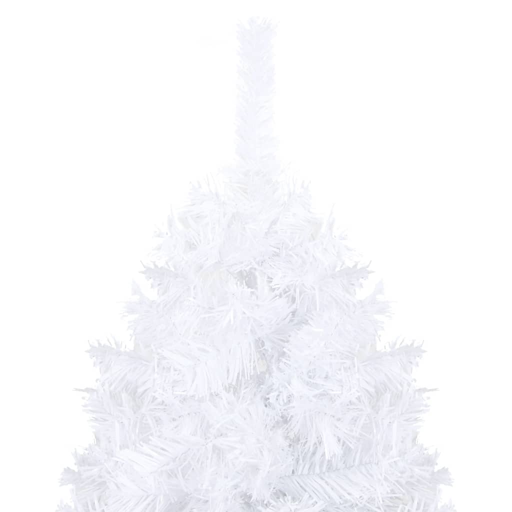 Artificial Christmas Tree White PVC, Steel Large