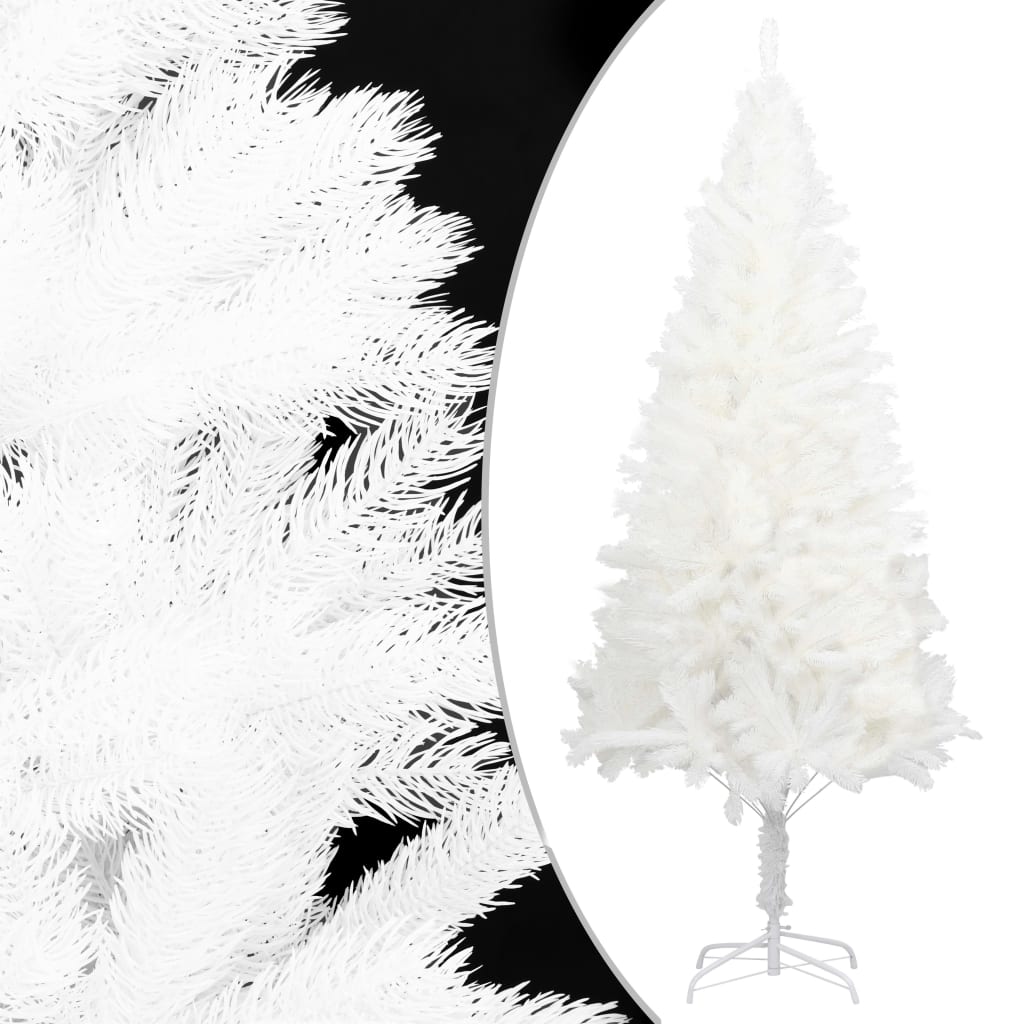 Artificial Pre-lit Christmas Tree White 59.1"