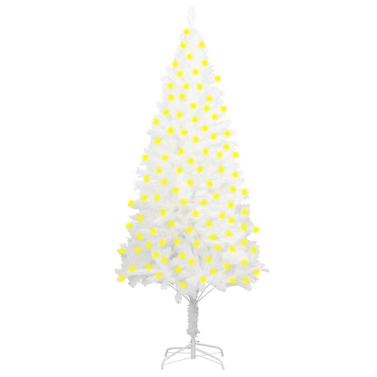 Artificial Pre-lit Christmas Tree White 94.5"