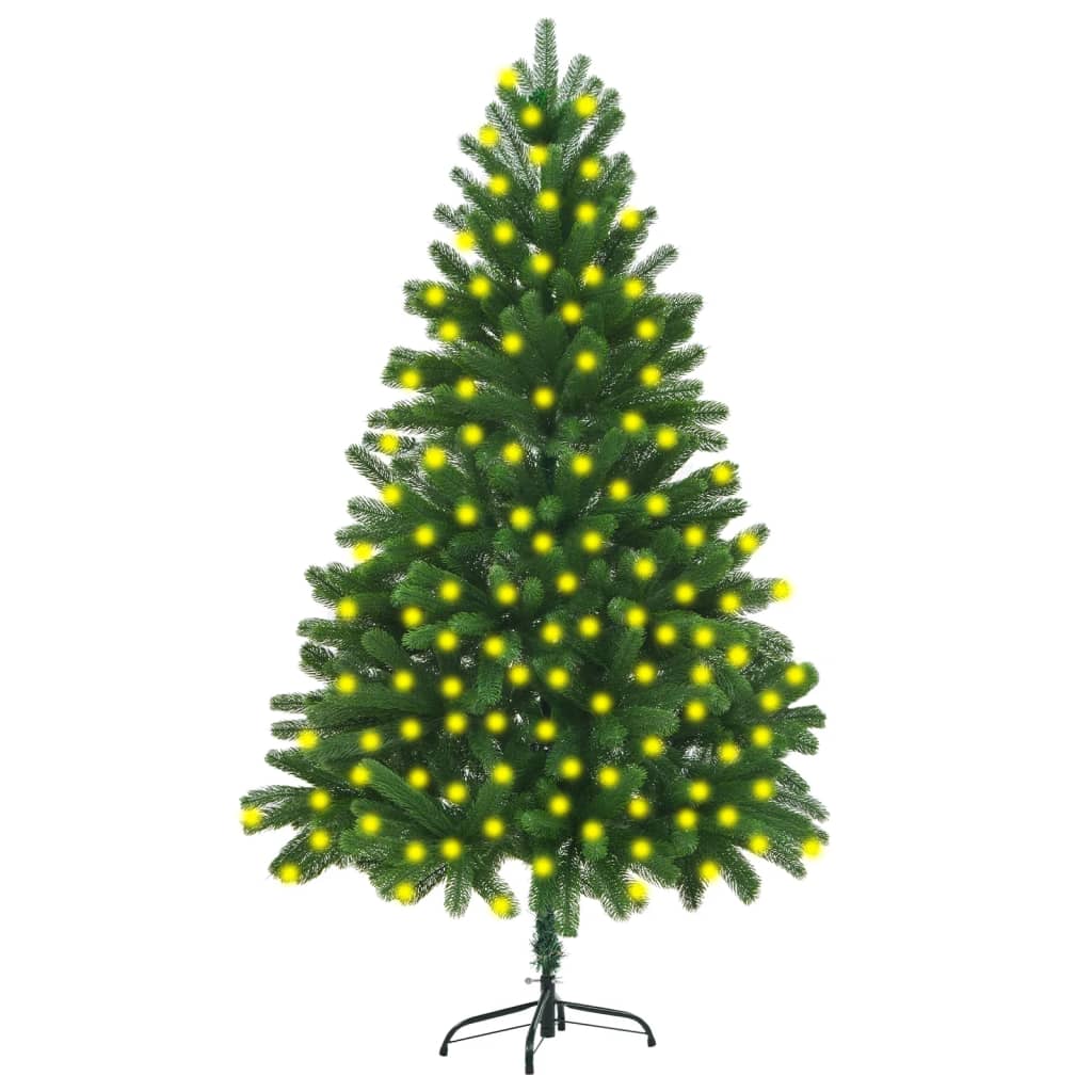 Christmas Tree Green Polyethylene, Steel Large Height-Adjustable