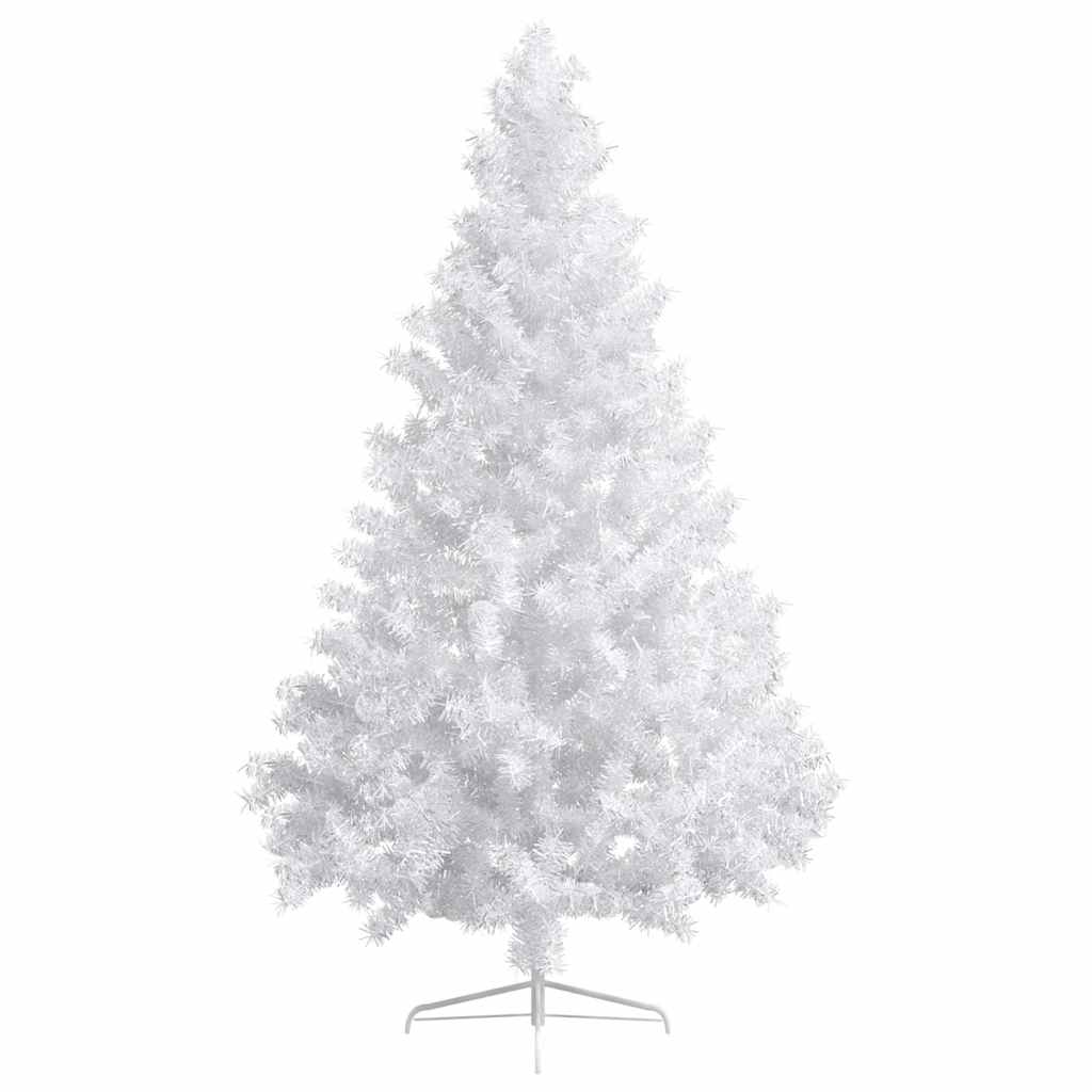 Artificial Half Pre-lit Christmas Tree with Ball Set White 70.9"