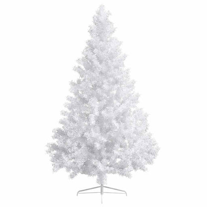 Artificial Half Pre-lit Christmas Tree with Ball Set White 70.9"