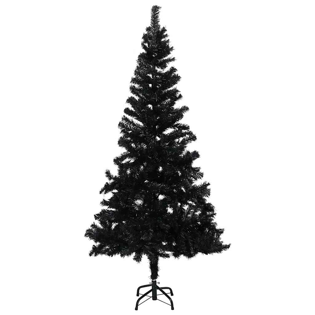 Artificial Christmas Tree Black PVC Medium